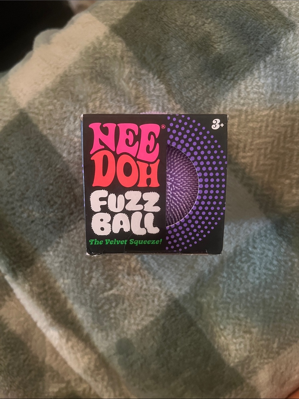 Fuzz Ball Velvet Squeeze - Purple